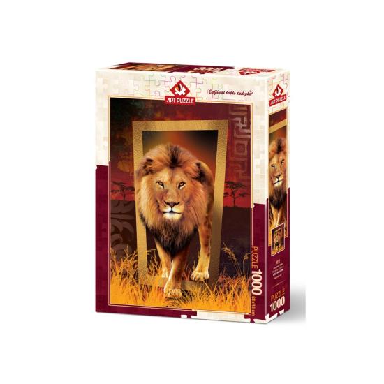 Puzzle Art Puzzle Lion, O Rei da Savana 1000 Peças