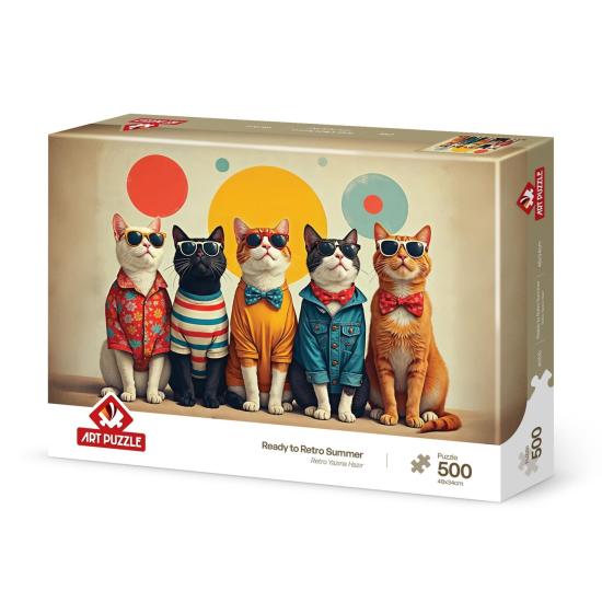 Puzzle Art Puzzle Preparados Para O Verão Retrô 500 Peças
