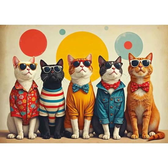 Puzzle Art Puzzle Preparados Para O Verão Retrô 500 Peças