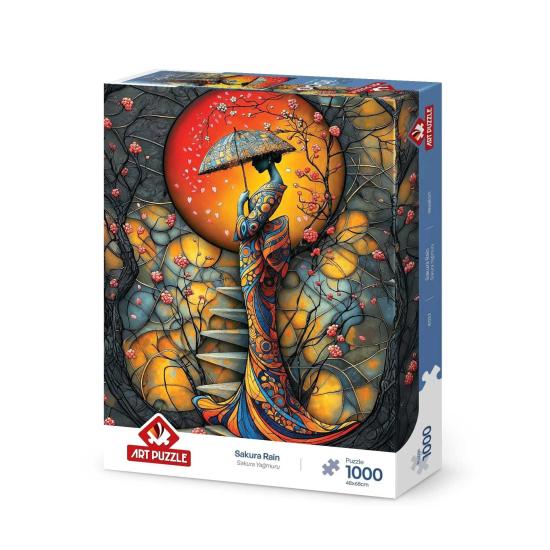 Puzzle Art Puzzle Chuva De Sakura 1000 Peças