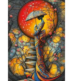 Puzzle Art Puzzle Chuva De Sakura 1000 Peças
