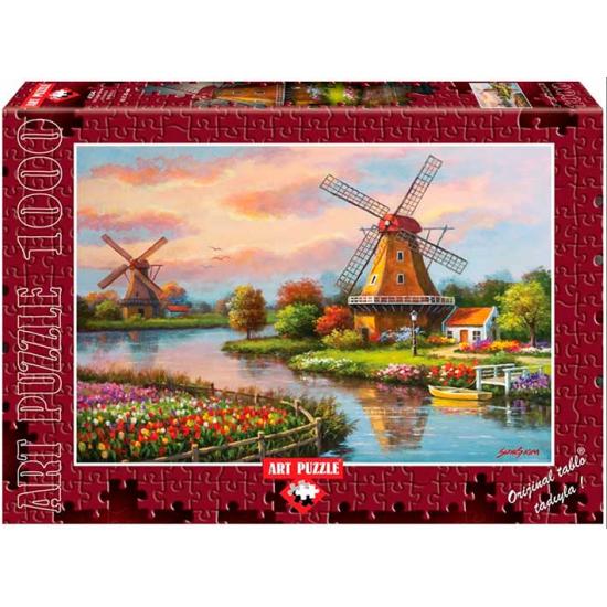 Puzzle Art Puzzle Os Moinhos de Vento 1000 Peças