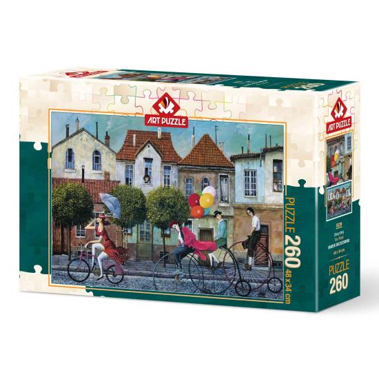 Puzzle Art Puzzle Os Monociclos de 260 Peças