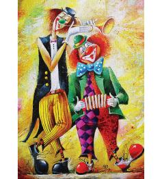 Puzzle Art Puzzle Os Palhaços Músicos 260 Peças