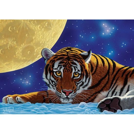 Puzzle Art Puzzle O Tigre e a Lua 500 Peças
