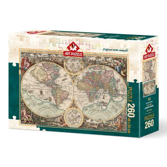 Puzzle Art Puzzle Mapa Mundial 260 Peças