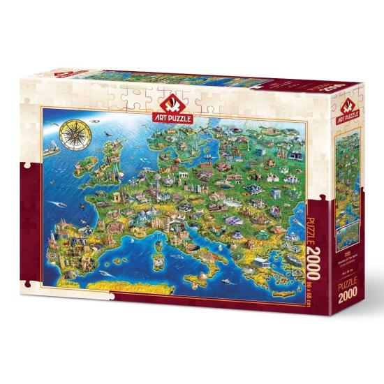 Puzzle Art Puzzle Maravilhas do Mundo 2000 Peças