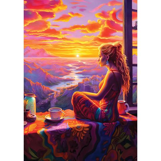Puzzle Art Puzzle Um Olhar sobre a Felicidade de 1000 Pçs Puzzle Art Puzzle Um Olhar sobre a Felicidade de 1000 Pçs