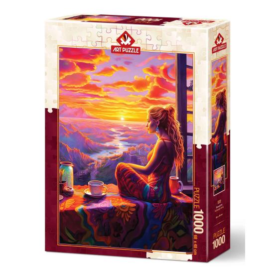 Puzzle Art Puzzle Um Olhar sobre a Felicidade de 1000 Pçs Puzzle Art Puzzle Um Olhar sobre a Felicidade de 1000 Pçs