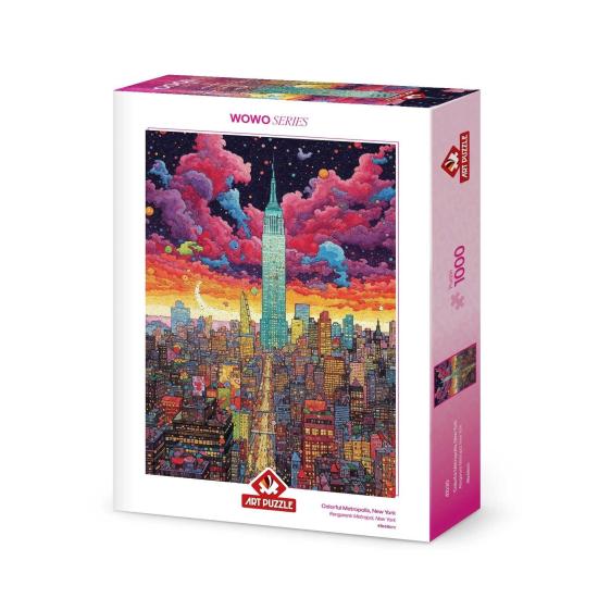 Puzzle Art Puzzle Metrópole Colorida, Nova York 1000 Peças