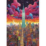 Puzzle Art Puzzle Metrópole Colorida, Nova York 1000 Peças