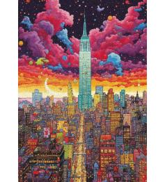 Puzzle Art Puzzle Metrópole Colorida, Nova York 1000 Peças