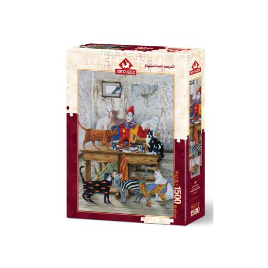 Puzzle Art Puzzle Meu Mundo Cheio de Cores 1500 Peças