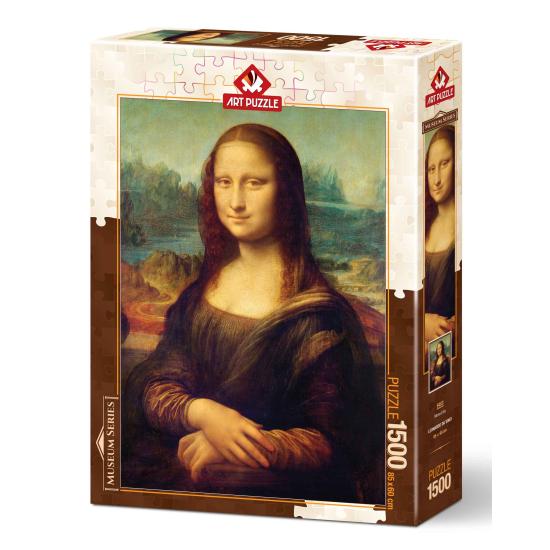 Puzzle Art Puzzle Mona Lisa de 1500 Peças