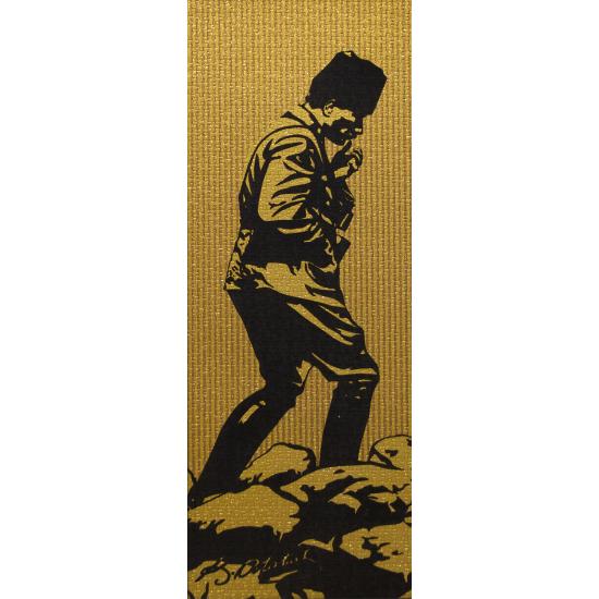 Puzzle Art Puzzle Mustafa Kemal Atatürk, Brilhante Peças Dourad