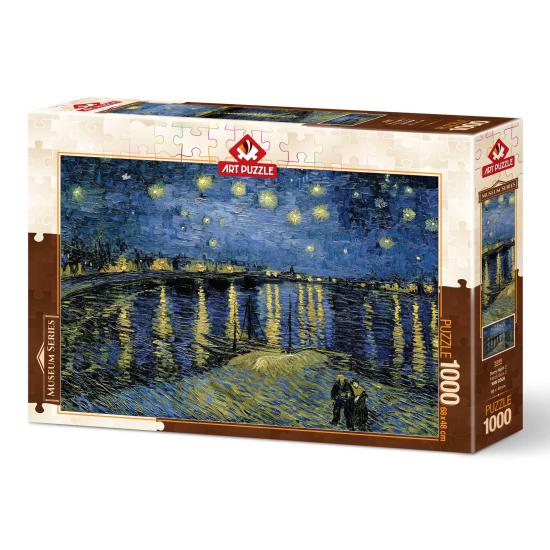 Puzzle Art Puzzle Noite Estrelado sobre o Rhone de 1000 Pçs