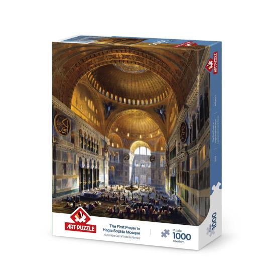 Puzzle Art Puzzle Oração na Mesquita Hagia Sophia de 1000 Pçs