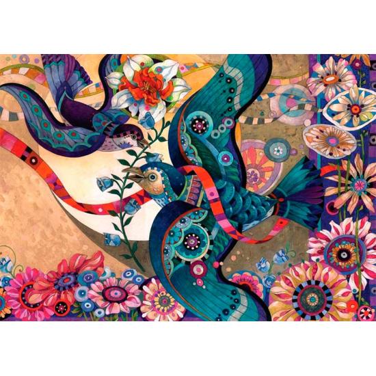 Puzzle Art Puzzle Pássaros Coloridos 2.000 Peças