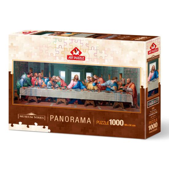 Puzzle Art Puzzle Panorama O Ultimo Jantar de 1000 Pçs Puzzle Art Puzzle Panorama O Ultimo Jantar de 1000 Pçs
