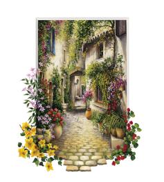 Puzzle Art Puzzle Passagem Floral de 500 peças