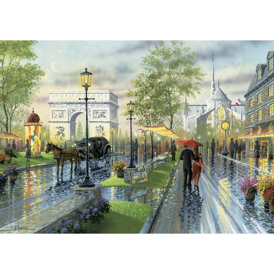 Puzzle Art Puzzle Caminhada de Primavera em Paris 1000 peças Puzzle Art Puzzle Caminhada de Primavera em Paris 1000 peças