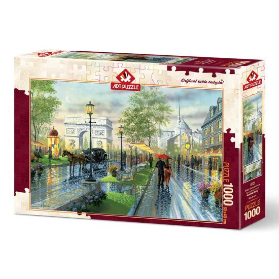 Puzzle Art Puzzle Caminhada de Primavera em Paris 1000 peças Puzzle Art Puzzle Caminhada de Primavera em Paris 1000 peças