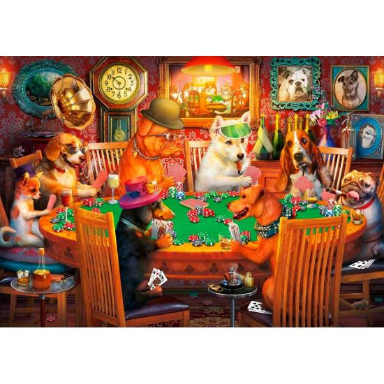 Puzzle Art Puzzle Cartas de Jogar Cães de 500 peças