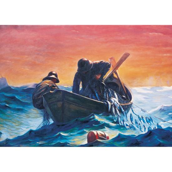 Puzzle Art Puzzle 1000 Peças Rede Pescadores