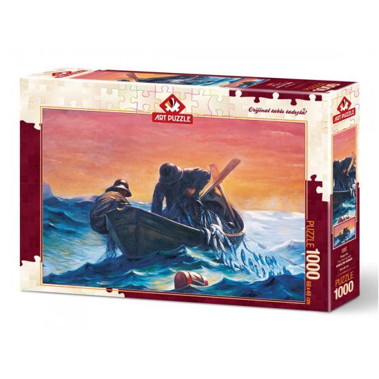 Puzzle Art Puzzle 1000 Peças Rede Pescadores