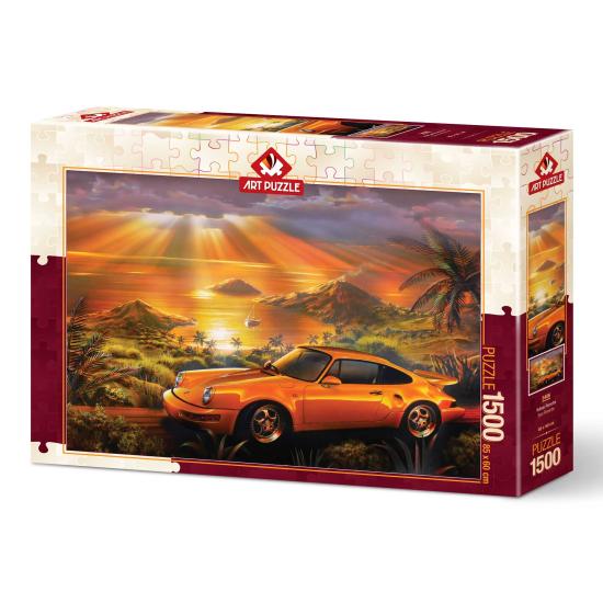 Puzzle Art Puzzle Porsche Amarelo de 1500 Peças Puzzle Art Puzzle Porsche Amarelo de 1500 Peças