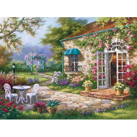 Puzzle Art Puzzle Spring in the Yard 500 peças