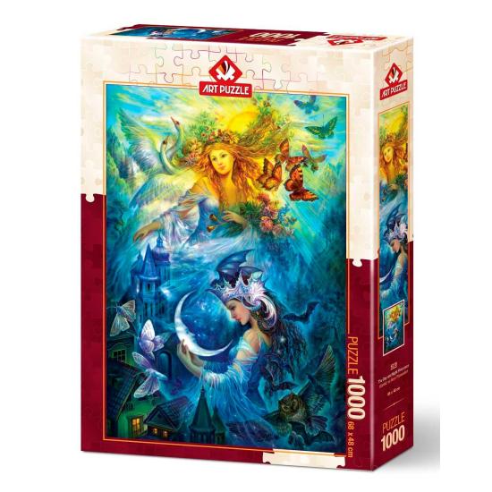 Puzzle Art Puzzle Princesas do Dia e da Noite de 1000 Peças
