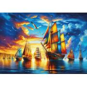 Puzzle Art Puzzle Porto das Velas Coloridas 500 Peças