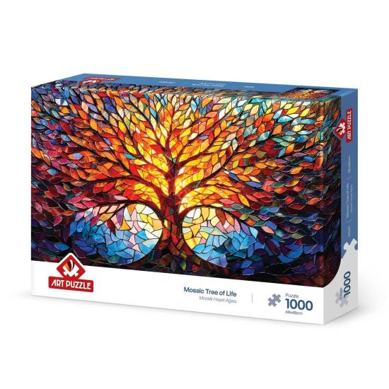 Puzzle Art Puzzle Árvore Da Vida Em Mosaico 1000 Peças