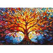 Puzzle Art Puzzle Árvore Da Vida Em Mosaico 1000 Peças