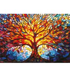 Puzzle Art Puzzle Árvore Da Vida Em Mosaico 1000 Peças