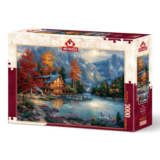 Puzzle Art Puzzle Reflexo do Outono 3000 Peças