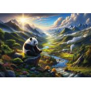 Puzzle Art Puzzle Retiro Silencioso do Panda 500 Peças