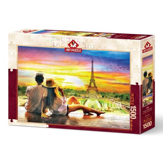 Puzzle Art Puzzle Romântico Pôr-do-Sol 1500 Peças
