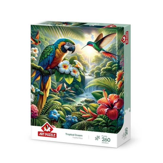 Puzzle Art Puzzle Sonho Tropical de 260 peças Puzzle Art Puzzle Sonho Tropical de 260 peças