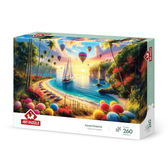 Puzzle Art Puzzle Sonhos Azuis de 260 peças Puzzle Art Puzzle Sonhos Azuis de 260 peças