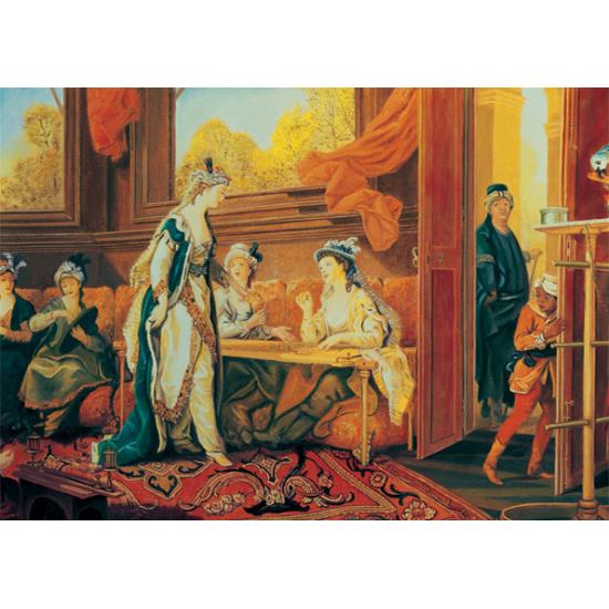 Puzzle Art Puzzle Sultan verificando as odaliscas 1000 peças