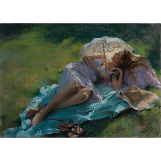 Puzzle Art 1000 Peças Relaxante Puzzle da Tarde