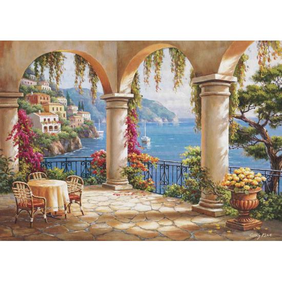 Puzzle Art Puzzle Terrace no Mediterrâneo 260 peças