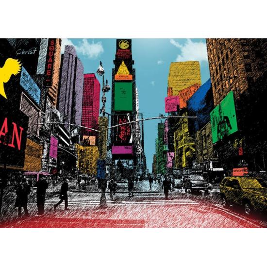 Arte de Puzzle de 2.000 peças Times Square