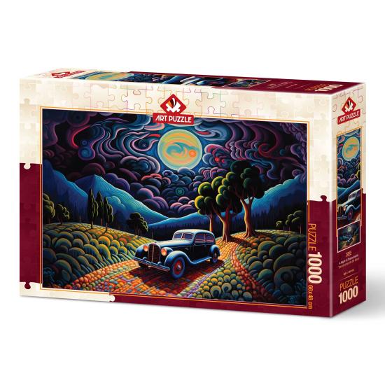 Puzzle Art Puzzle Uma Noite na Transilvânia de 1000 Pçs