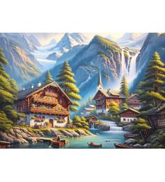 Puzzle Art Puzzle Vale das Casas de Madeira de 260 peças