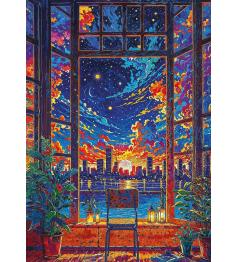 Puzzle Art Puzzle Janela Dos Sonhos 1000 Peças
