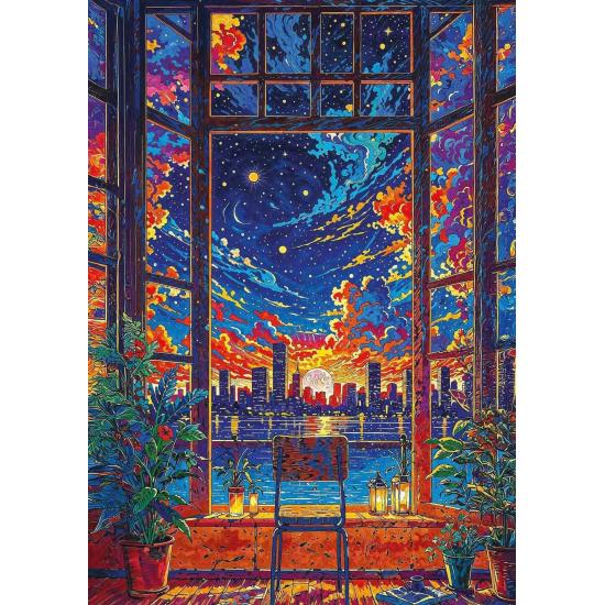 Puzzle Art Puzzle Janela Dos Sonhos 1000 Peças