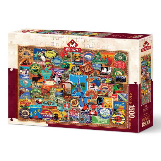 Puzzle Art Puzzle Viajante Mundial de 1500 Peças